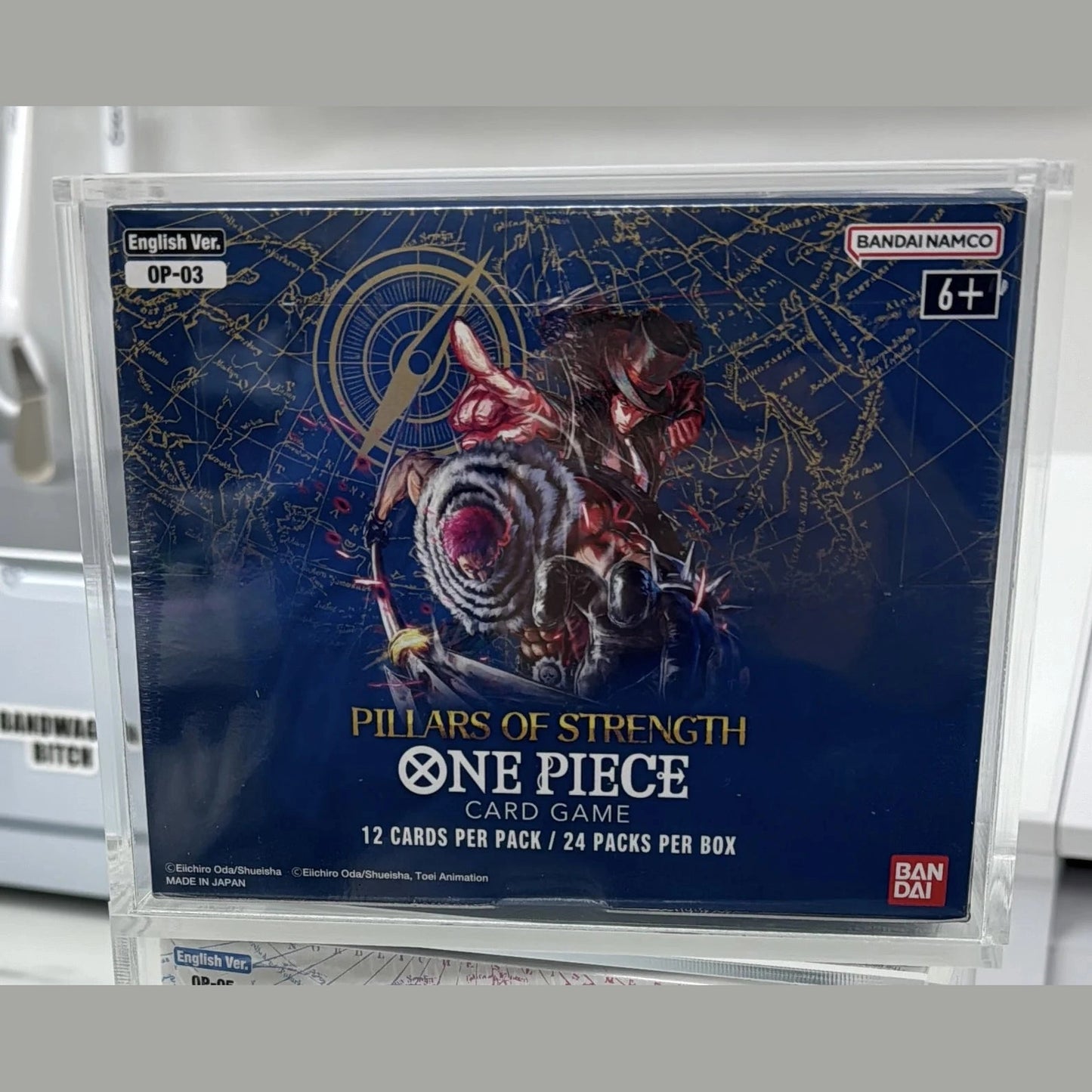 One piece booster box ecrylic