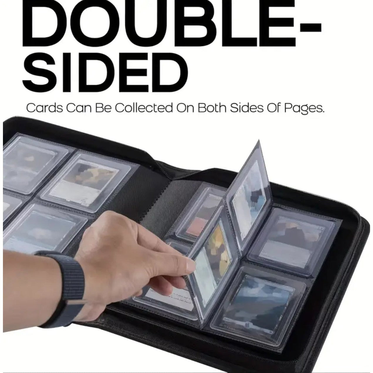 Top loader binder 4 slot hold 112 toploaders
