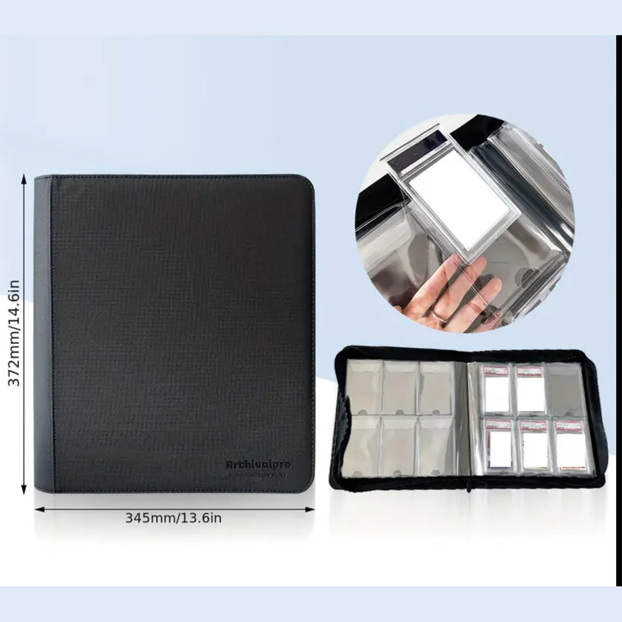 Graded card binder hold 60 graded card