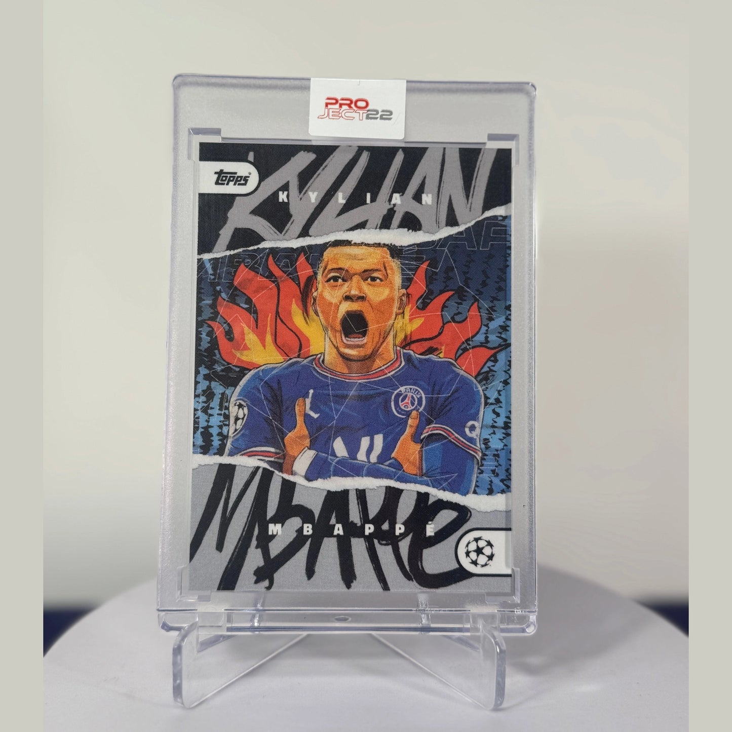 Topps Project 22 Artist Kylian Mbappe by Dan Leydon
