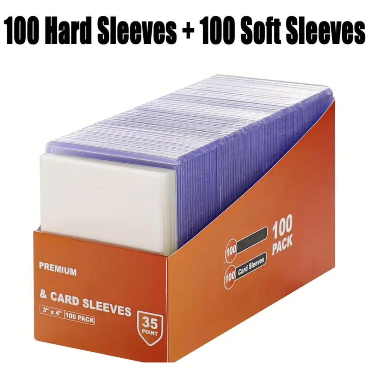 100 toploader and 100 sleeves