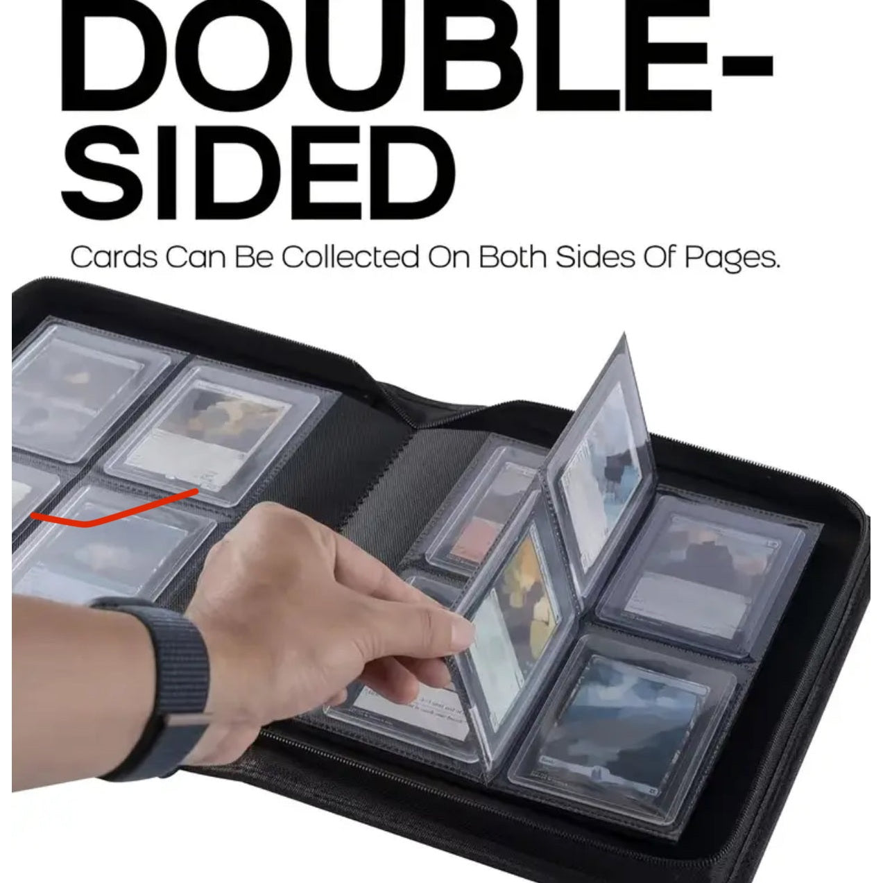 Toploader binder hold 112