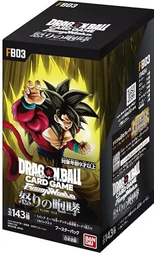 Dragon Ball Super Card Game Fusion World RAGING ROAR Booster Box (FB-03)